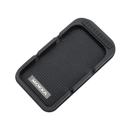 JKIOHG Auto Armaturenbrett Anti Rutsch Matten für Opel Mokka, Auto Anti Rutsch Schmutzmatte Multifunktionales pad für das Armaturenbrett,A Black von JKIOHG