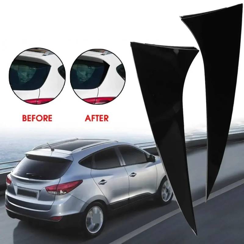 Auto Heckspoiler Auto Hinten Seite Fenster Canard Spoiler Air Splitter Für Hyundai IX35 2010 2011 2012 2013 2014 2015 2016 2017 von JKNONCBSG
