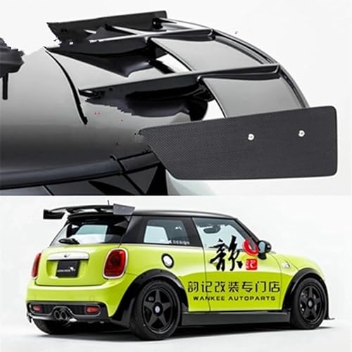 Auto Heckspoiler Hinten Dach Flügel Lip Body Kit Carbon Fiber Spoiler Trim Tuning Teil Körper Für F56 Für Cooper S JCW RK Stil Auto Heckspoiler Hinten Dach Flügel Lip Body Kit Carbon Fiber Spoiler Trim Tuning Teil Körper Für F56 Für Cooper S JCW RK Stil von JKNONCBSG