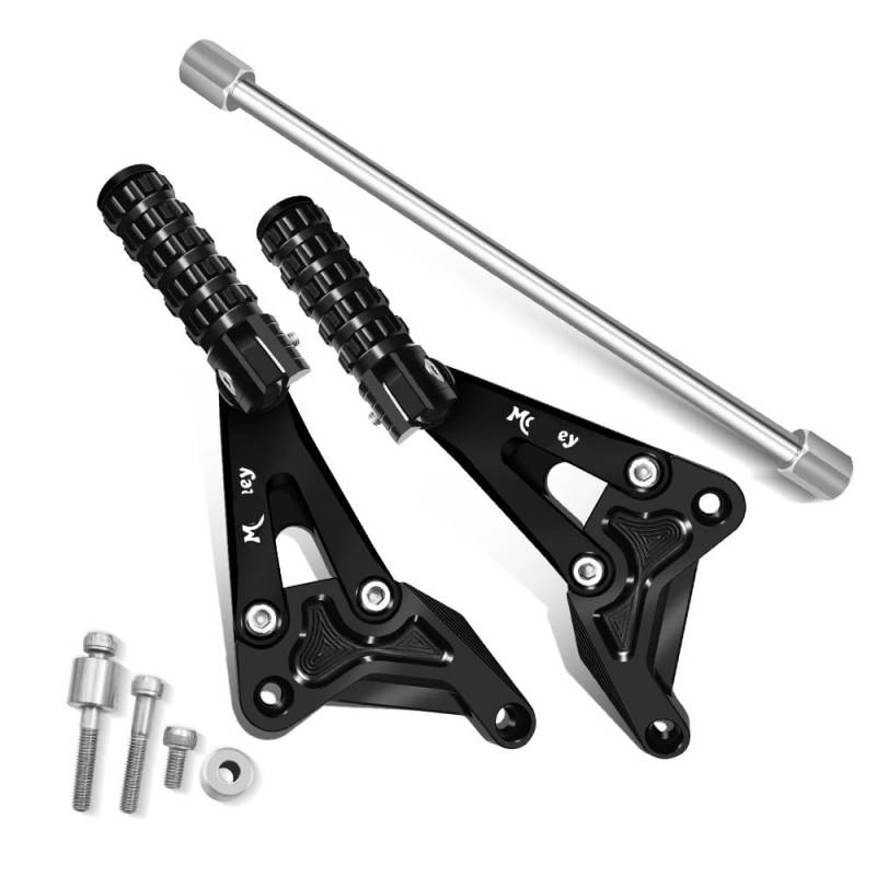 Fußrasten Pedal Motorrad Zubehör Hinten Fuß Pedal Hinten Fuß Pedal Halterung für Monkey 125 2018-2023 Für Monkey 125 Shifter Pedal von JKYWOL