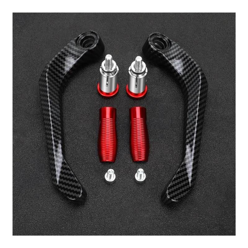 Kupplungshebel-Handschutz FÜR FZR1000 FZR250 FZR400 FZR400RR FZR600 FZR600RR 22mm 7/8 "Motorrad Bremse Kupplung Hebel Lenker Schutz Hand Schutz Lenker Handschützer(Red) von JKYWOL