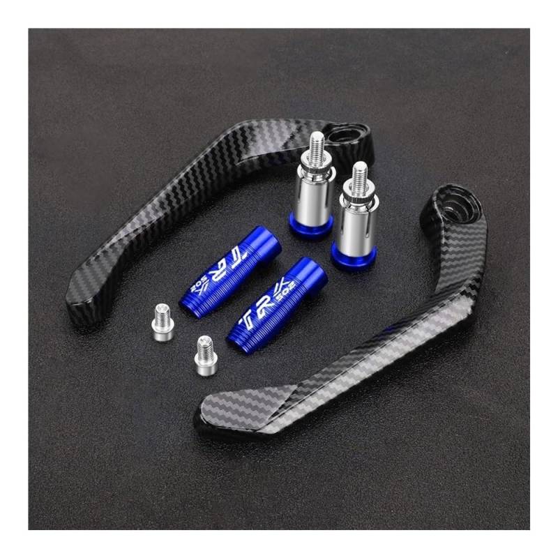 Kupplungshebel-Handschutz Für TRK502 TRK502X TRK 502 502X Motorrad 7/8 "22MM Lenker Handschutz Bremse Kupplung Hebel Hand Guard Protector Lenker Handschützer(Blue with Logo) von JKYWOL