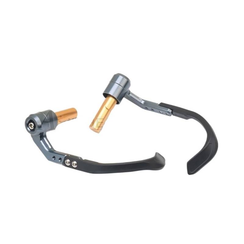 Kupplungshebel-Handschutz Motorrad 7/8 "22mm Lenker Griffe Schutz Bremse Kupplung Hebel Schutz Protector Für CB650F CBR650F CB 650F CBR 650F Lenker Handschützer(Titanium-NO Logo) von JKYWOL