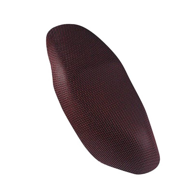 Motorrad-Sitzbezug 1PC Sitzbezug Sommer Atmungsaktive Bezüge Kissennetzbezug Motorrad Mesh Anti-Rutsch-Pad Rollersitz Motorradsitzkissen von JKYWOL