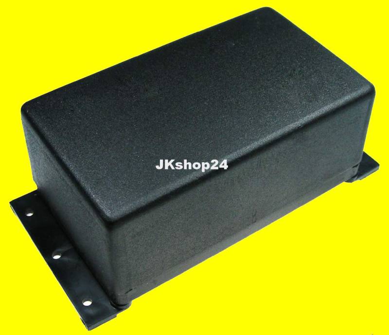 Kunststoff-Wandgehäuse flach mit Befestigungslaschen 120 x 70 x 50 mm Plastic-Case Kunststoff-Leergehäuse universal für Einbau von Elektronik, LED, Tool, Platinen, Lautsprecher etc. von JKshop24
