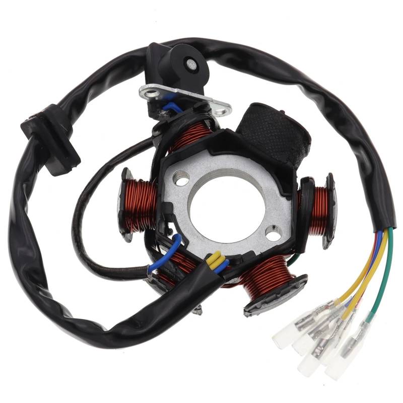 JLJLJ 1 stücke 6 Spule Pol Magneto Schwungrad Stator for 50cc 70cc 90cc 110cc 125cc Pit Q/u/a/d/Dirt Bike ATV Buggy(Style A) von JLJLJ