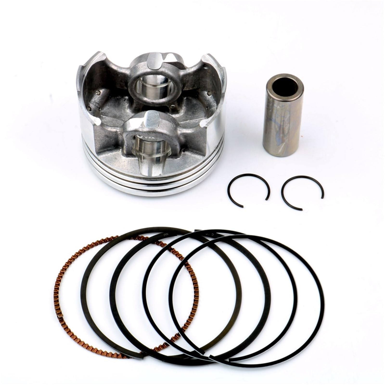 JLJLJ Roller 4-Ventil 58,5mm Racing Kolben Kit for GY6 125cc 150cc Zu 160cc 152QMI 157QMJ 4-Hub Motor Teile JLJLJ Roller 4-Ventil 58,5mm Racing Kolben Kit for GY6 125cc 150cc Zu 160cc 152QMI 157QMJ 4-Hub Motor Teile von JLJLJ