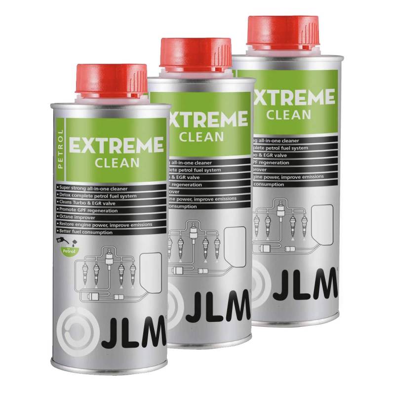 JLM Benzin Extreme Clean 3 x 500ml (1500ml) | 3er Pack | JLM Petrol Extreme Clean von JLM