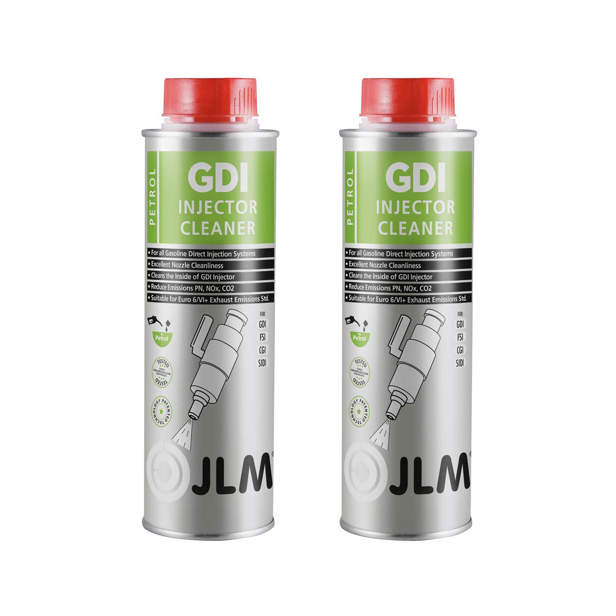 JLM Benzin GDI Injector Cleaner 2 x 250ml (500ml) | 2er Pack von JLM