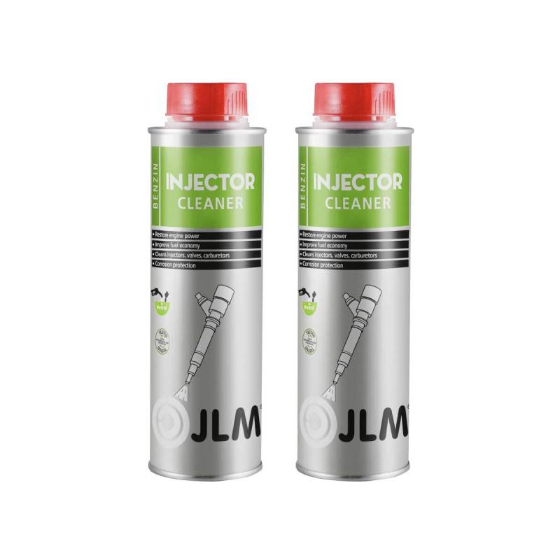 JLM Benzin Injektor Reiniger 2 x 250ml (500ml) | 2er Pack | JLM Injekor Cleaner | Benzin Kraftstoffsystemreiniger von JLM