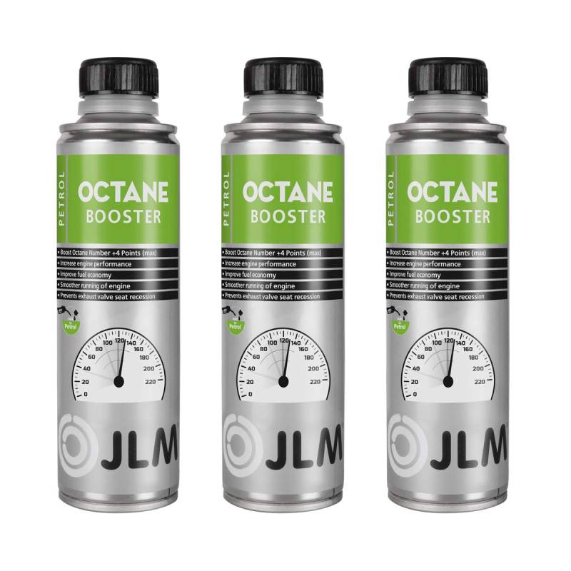 JLM Benzin Oktan Booster 3 x 250ml (750ml) | 3er Pack Octane Booster von JLM