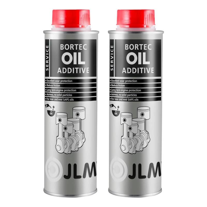 JLM Bortec Ölzusatz/Friction Fighter 2 x 250ml (500ml) | 2er Pack von JLM