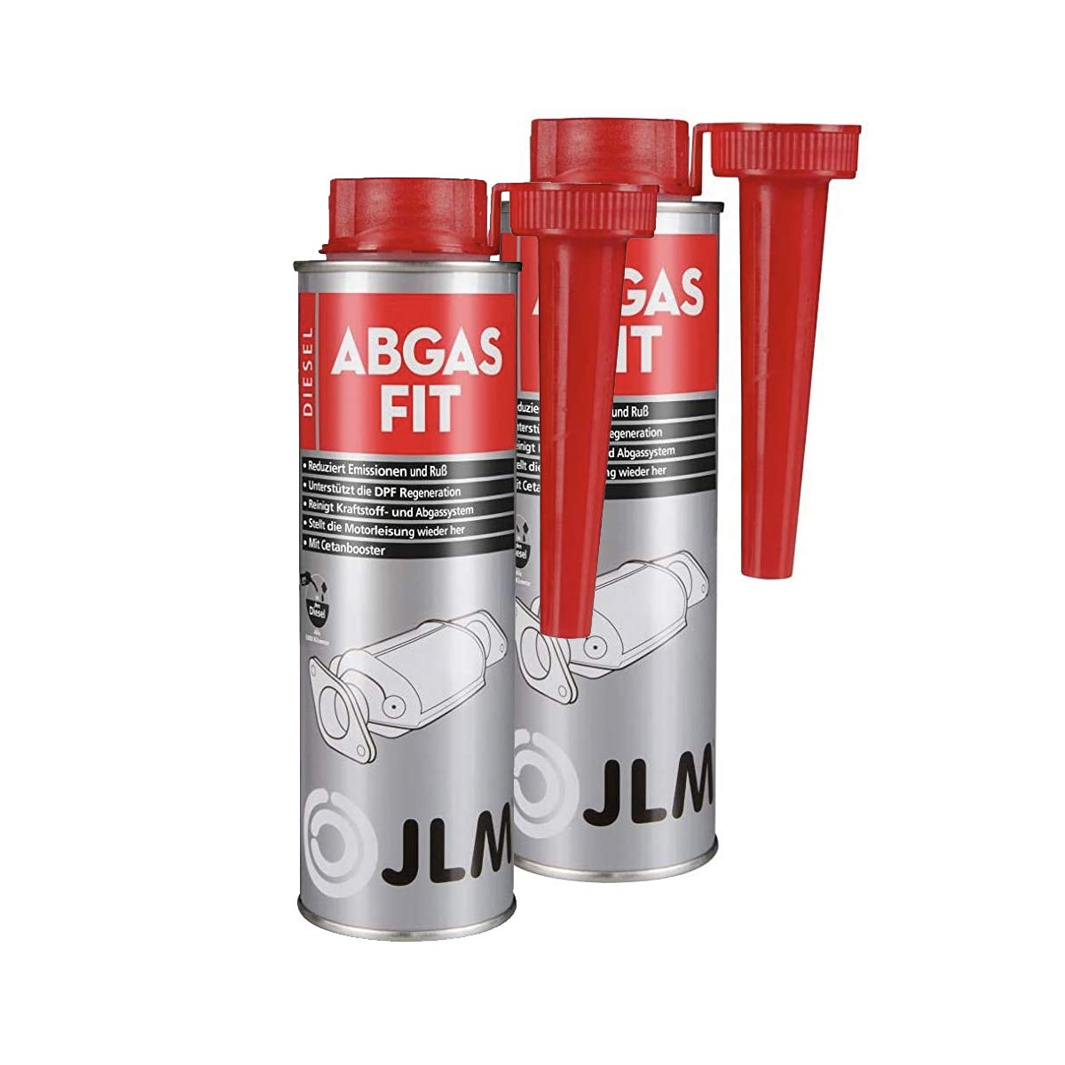 JLM Diesel Abgas Fit/Cetan-Booster 2 x 250ml (500ml) | 2er Pack von JLM