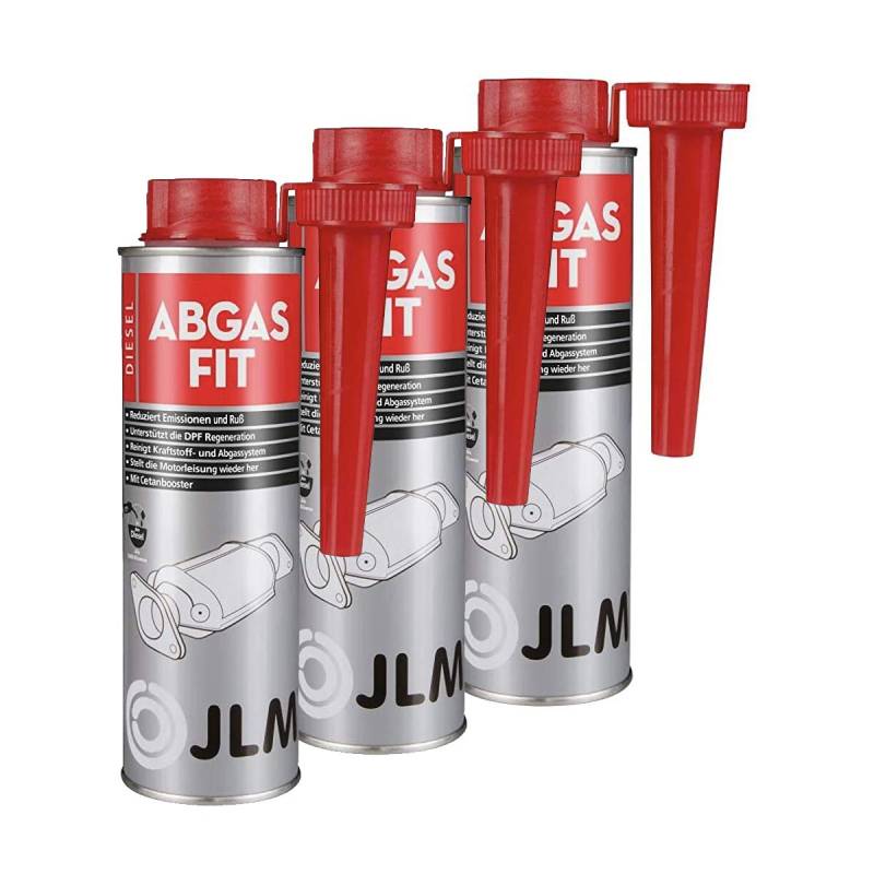 JLM Diesel Abgas Fit/Cetan-Booster 3 x 250ml (750ml) | 3er Pack von JLM