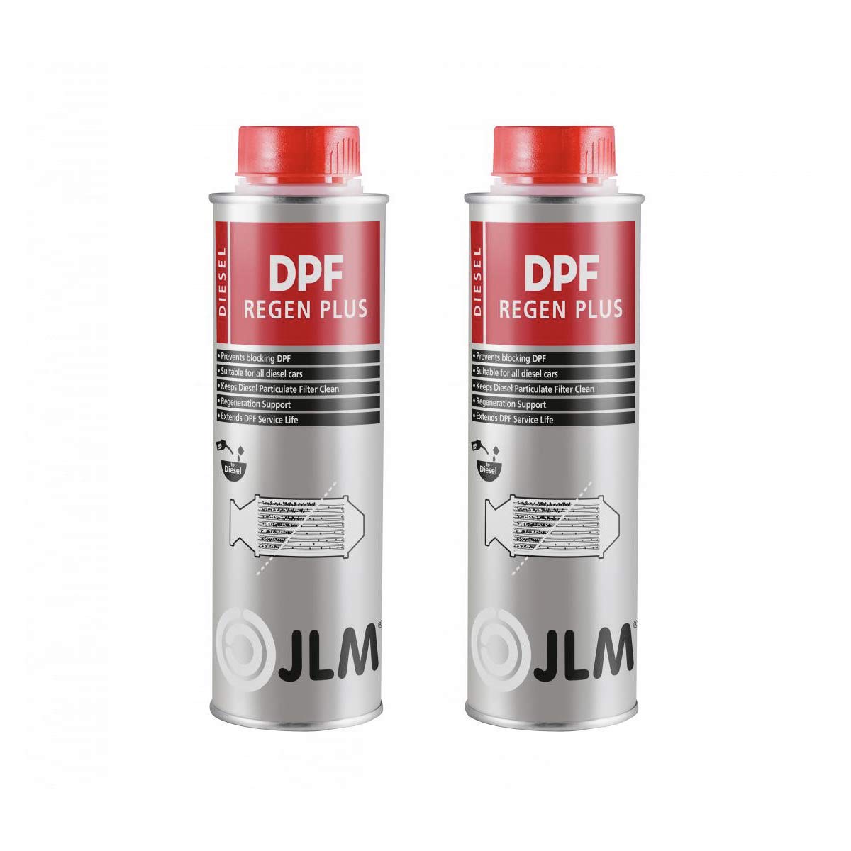 JLM Diesel DPF ReGen Plus 2 x 250ml (500ml) | 2er Pack von JLM