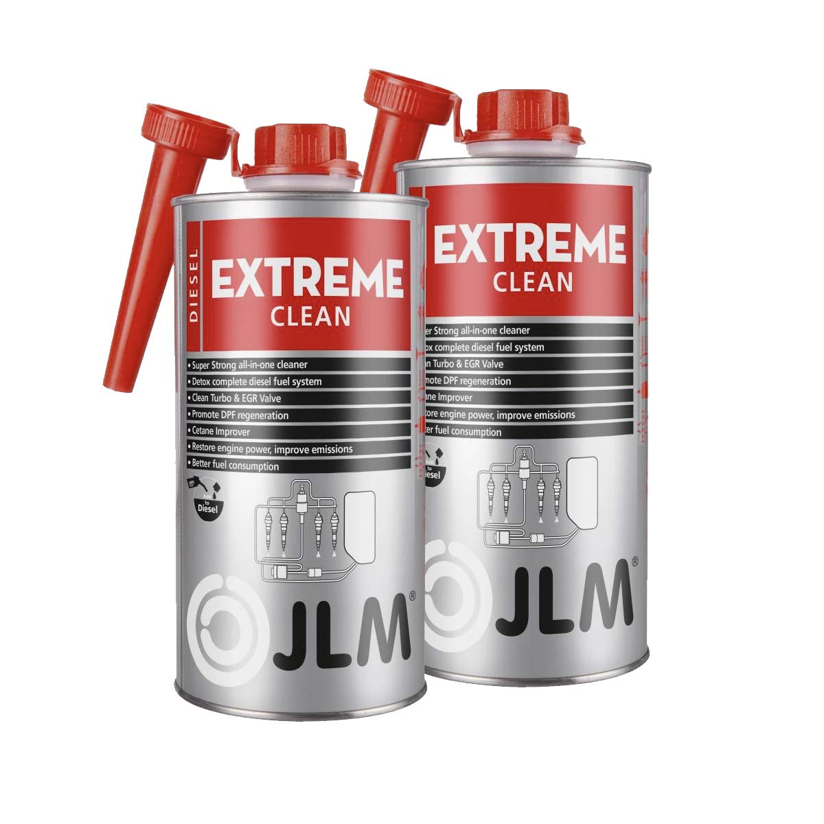 JLM Diesel Extreme Clean 2 x 1 Liter (2 Liter) 2er Pack von JLM