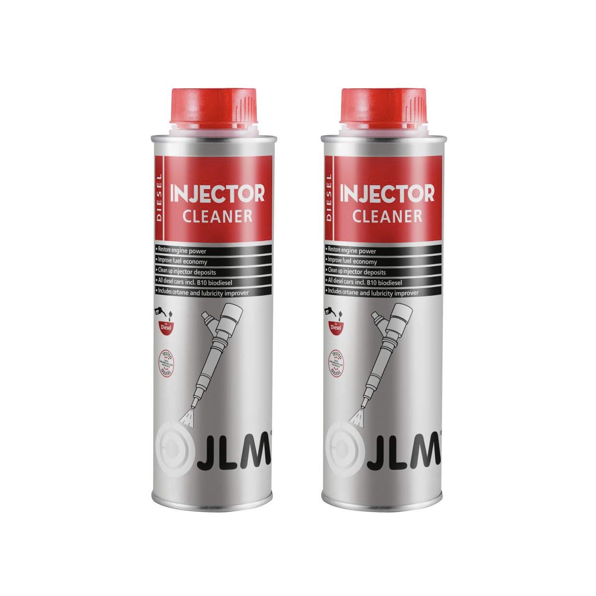 JLM Diesel Injektor Reiniger 2 x 250ml (500ml) | 2er Pack Diesel Injector Cleaner | Diesel Kraftstoffsystemreiniger von JLM