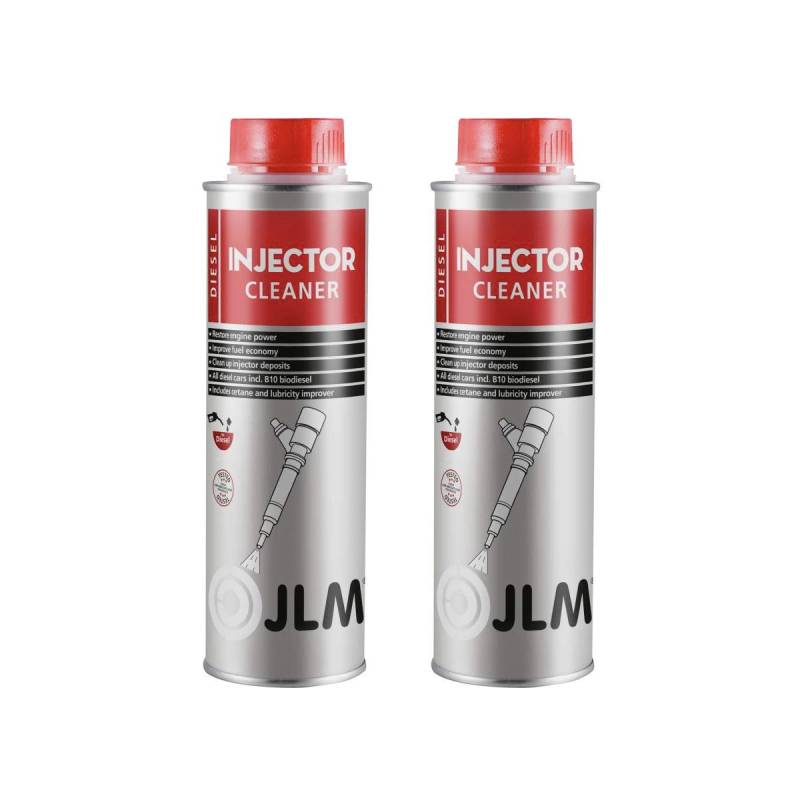 JLM Diesel Injektor Reiniger 2 x 250ml (500ml) | 2er Pack | JLM Diesel Injector Cleaner | Diesel Kraftstoffsystemreiniger von JLM