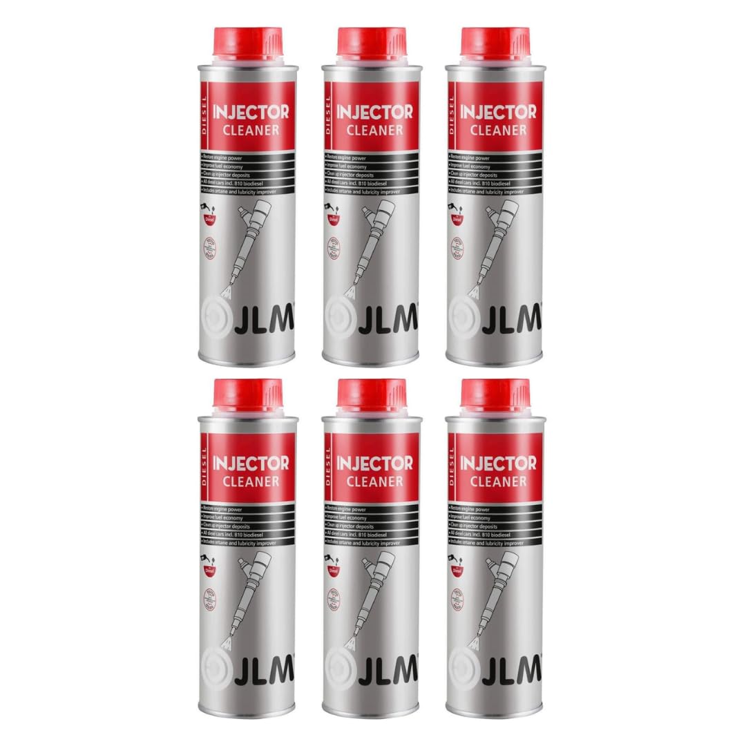 JLM Diesel Injektor Reiniger 6 x 250ml (1500ml) | 6er Pack Diesel Injector Cleaner | Diesel Kraftstoffsystemreiniger von JLM