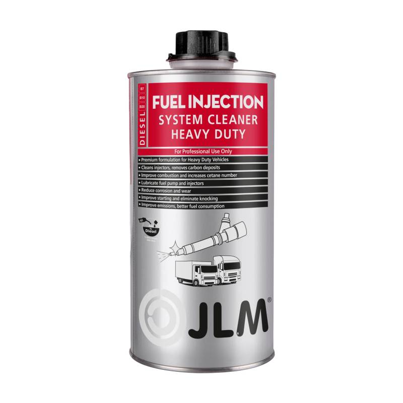 JLM J02325 Injector Cleaner HD, für LKW und NFZ 1000ml - Hochleistungsreiniger für Dieseleinspritzdüsen von JLM
