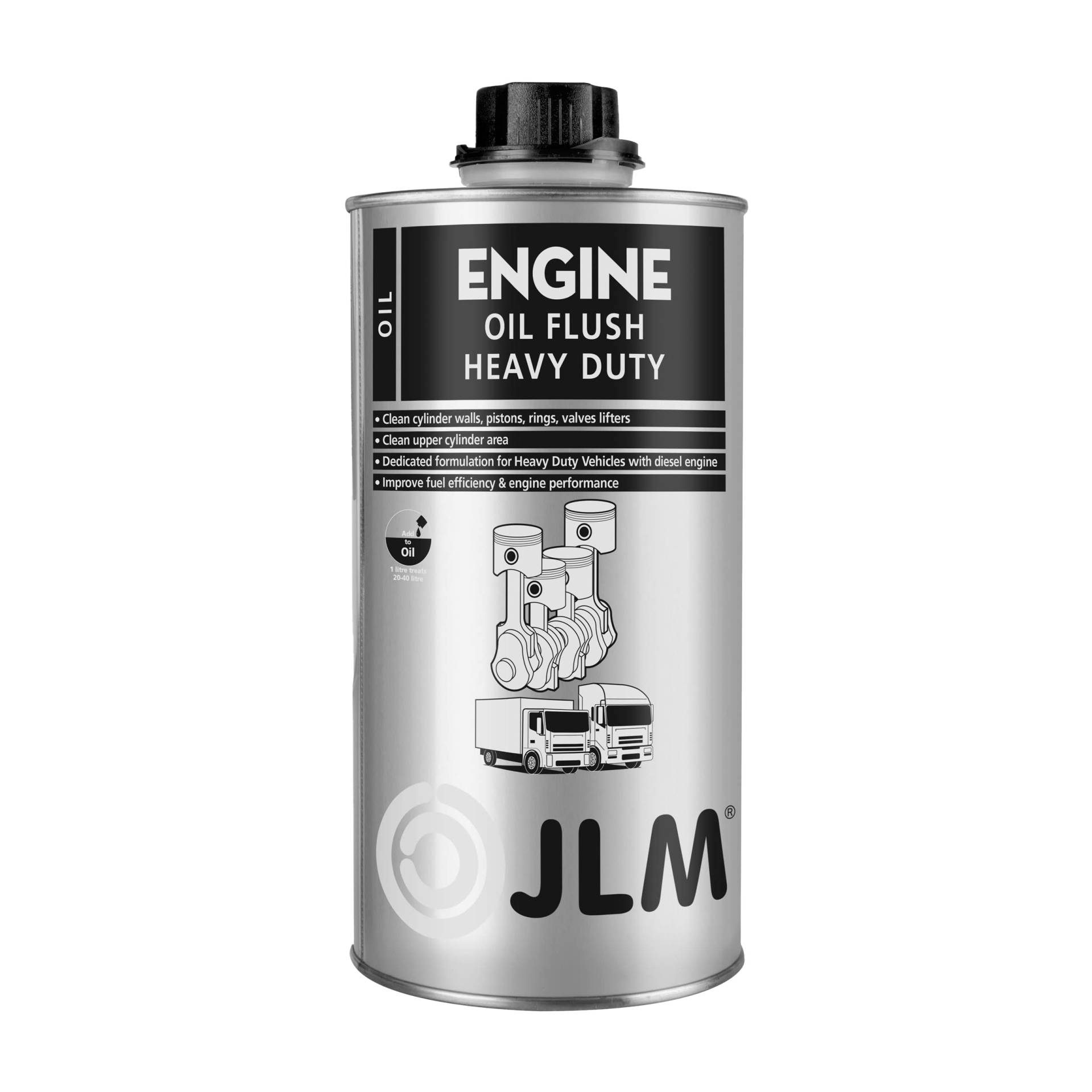 JLM J04836 Engine Oil Flush, für LKW & NFZ 1000ml von JLM