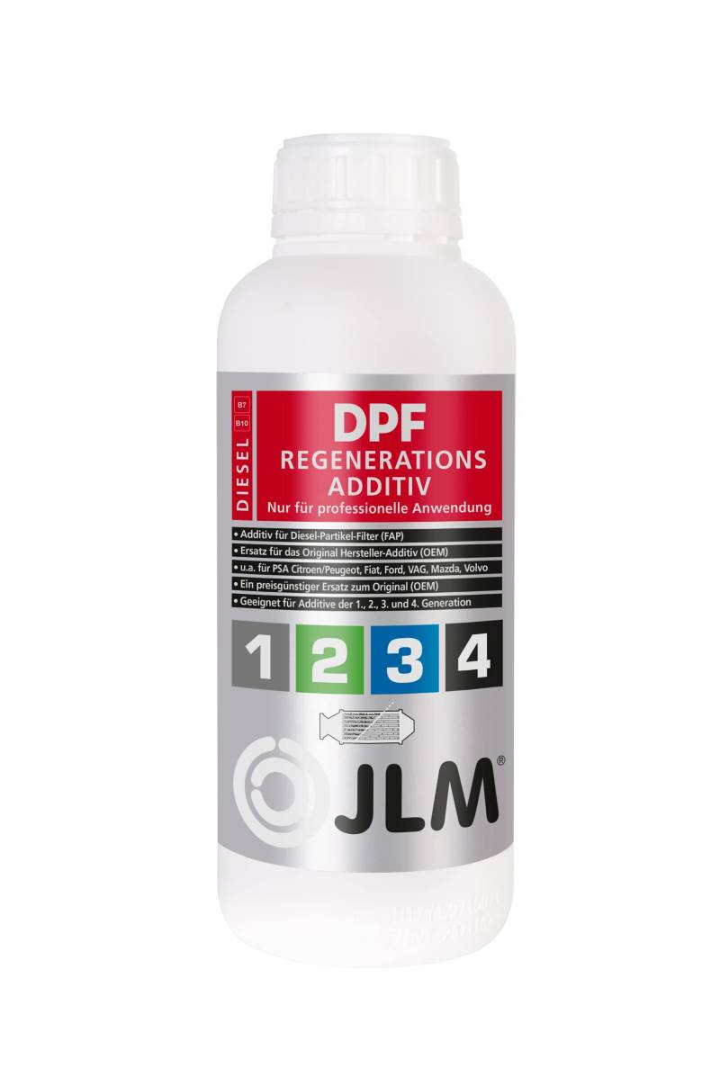 JLM Lubricants J02262 Diesel Partikelfilter (DPF) Nachfüllflüssigkeit 1Liter Lubricants DPF Refill Fluid | Regenerationsadditiv von JLM