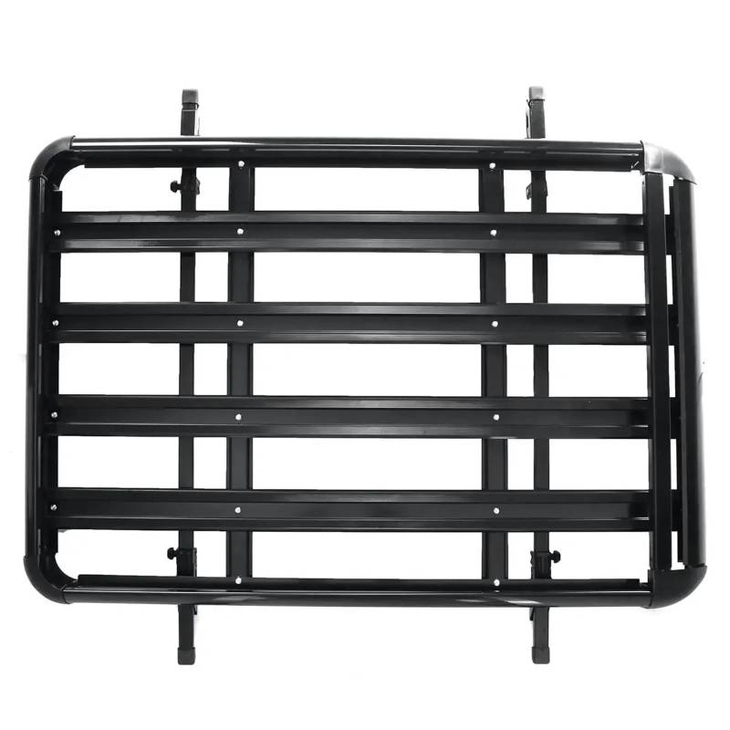 140X97CM 4WD 4x4 Universal Doppelschicht Aluminiumlegierung Auto Top Hitch Mounted Cargo Carrier Rack Gepäckkorb mit Mount Parts von JLPOCRBJ