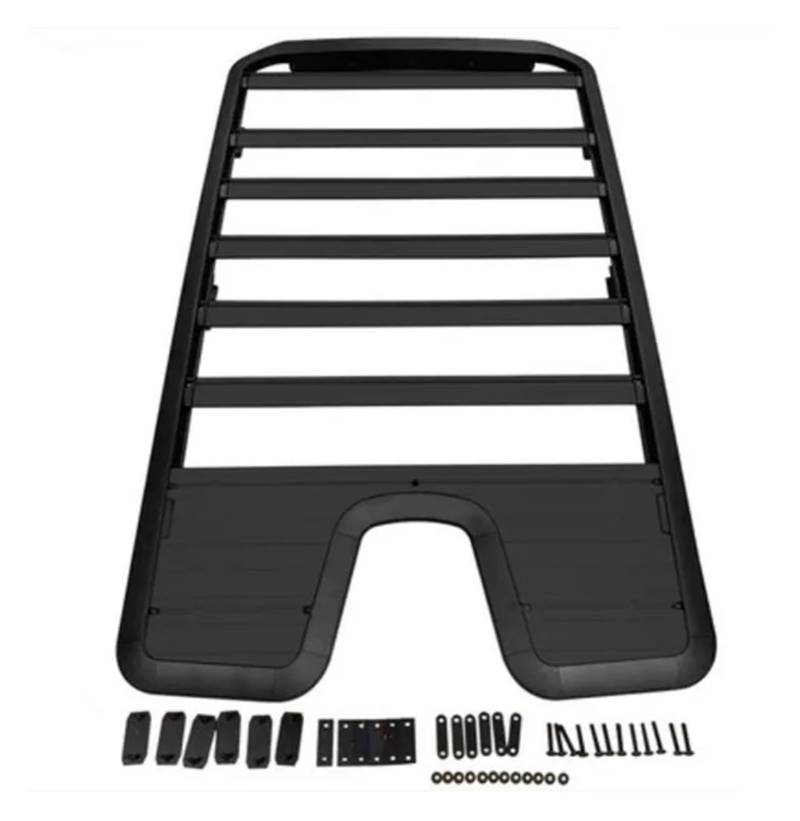 Aluminiumlegierung Dachträger Schiene Gepäckboxen Bar Kompatibel für Land Rover Discovery 4 LR4 2010-2017(Roof Boxes black) von JLPOCRBJ