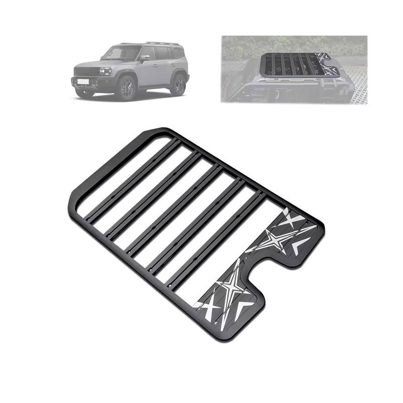 Auto-Ersatzteile 4x4 Auto Body Kit Leiter Gepäck Dachträger Kompatibel für Jetour Traveller T2 Zubehör von JLPOCRBJ