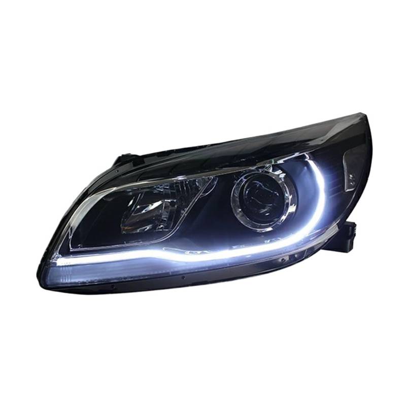 Auto-Styling Kompatibel für Chevrolet Malibu Scheinwerfer 2012-2014 Malibu Frontlicht DRL Blinker Fernlicht Projektorlinse von JLPOCRBJ