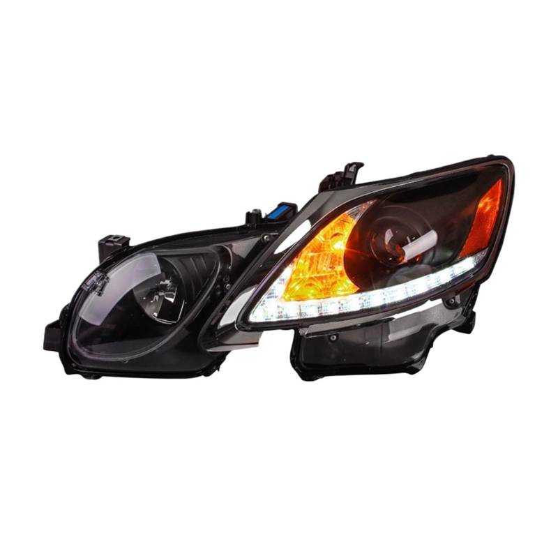 Auto-Styling Kompatibel für Lexus GS350 Scheinwerfer 2004-2011 GS300 Scheinwerfer DRL Bi Xenon Objektiv Fernlicht Parkplatz von JLPOCRBJ