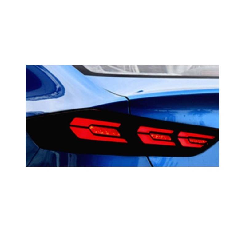 Auto-Styling Komplette Rückleuchte Kompatibel Für Hyundai 2016-2019 Elantra Rücklichter Rücklicht DRL + Blinker + Bremse + Rückfahrlicht(Red) von JLPOCRBJ