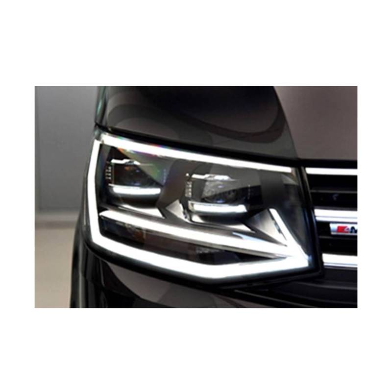 Auto-Styling-Scheinwerfer, kompatibel mit VW Caravelle T5 T6-Scheinwerfern 2014–2019, Scheinwerfer-DRL-Objektiv, Doppelstrahl, Bi-Xenon-Zubehör(5000K) von JLPOCRBJ