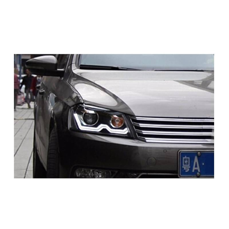 Auto-Styling-Scheinwerfer, kompatibel mit VW Passat B7-Scheinwerfern 2012–2015, Europa-Version, Passat-Scheinwerfer, Bi-Xenon-Objektiv, Abblendlicht LD 2 V(6000K) von JLPOCRBJ