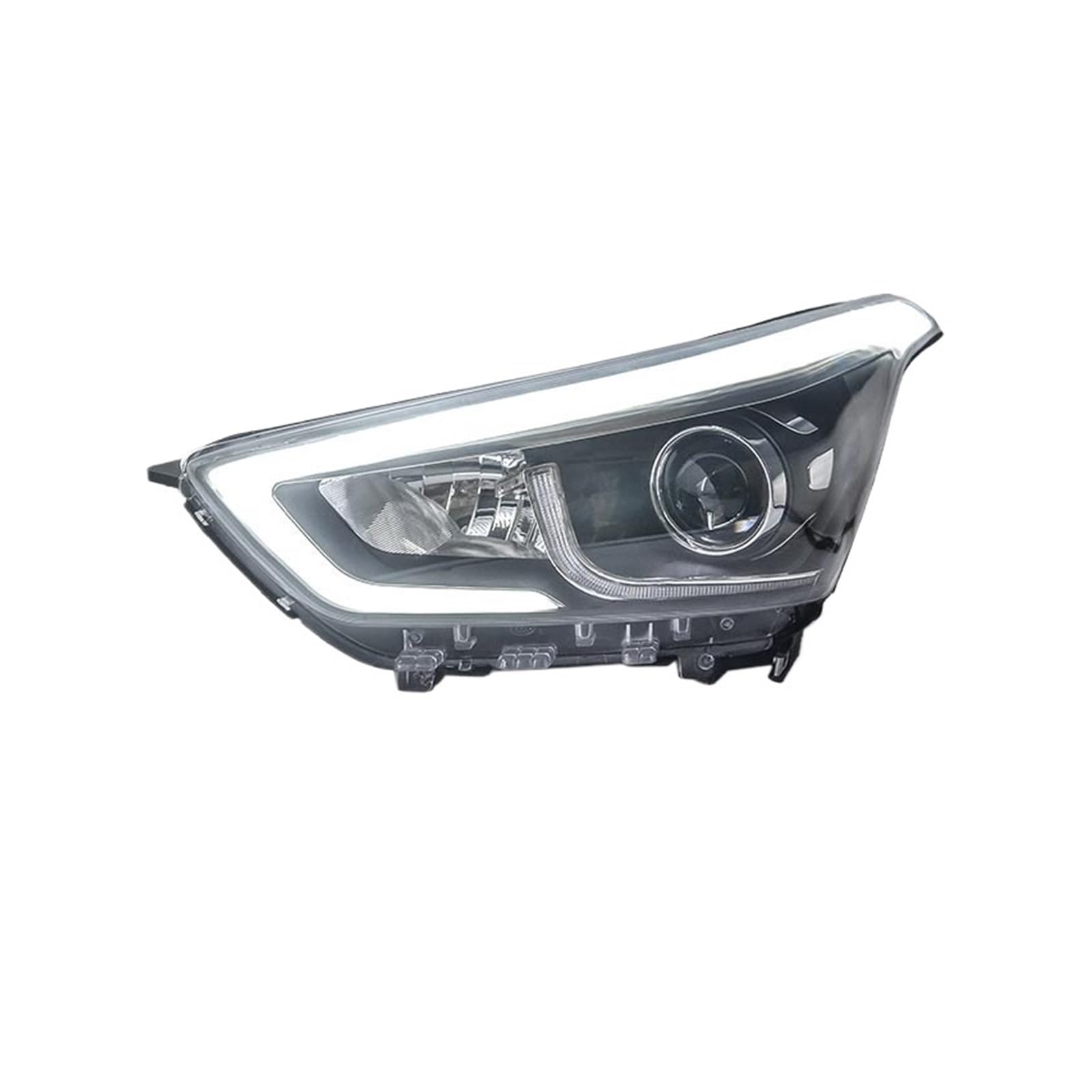 Auto-Styling-Scheinwerfer Kompatibel für Hyundai Creta New IX25 Scheinwerfer 2014-2018 Kopflampe DRL Signalprojektorlinse Automotive(4300K) von JLPOCRBJ