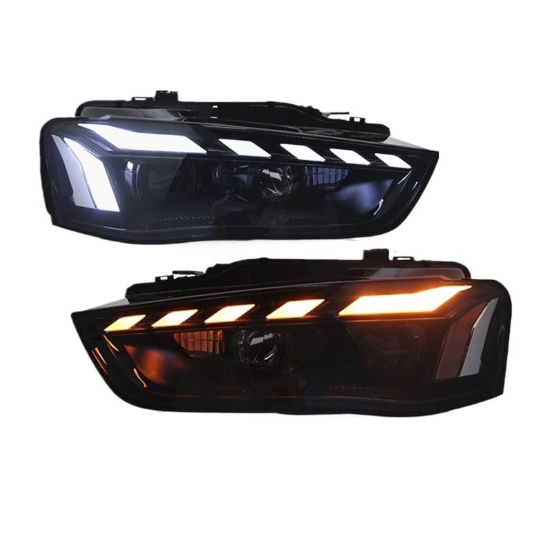 Autoscheinwerfer Kompatibel für A4 2013 2014 2015 2016 A4L B8 Scheinwerferbaugruppe Front-DRL-Signal Kfz-Zubehör(Original Halogen) von JLPOCRBJ