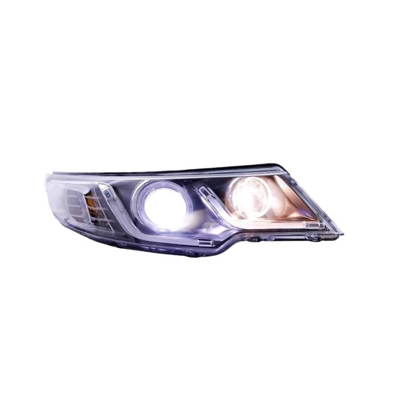 Autozubehör Kompatibel für Kia Forte Scheinwerfer 2010-2015 Forte 2011 Scheinwerfer Cerato Scheinwerfer DRL Bi Xenon Linse Fernlicht(4300K Yellow,35W) von JLPOCRBJ