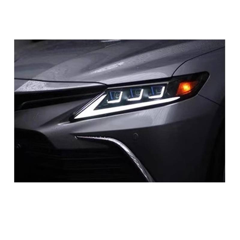 Autozubehör Kompatibel für Toyota Camry Scheinwerfer 2018-2022 Camry Scheinwerfer DRL Blinker Fernlicht Projektorlinse von JLPOCRBJ