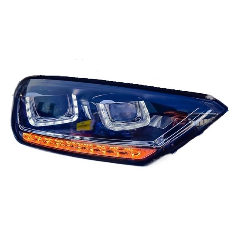Autozubehör Kompatibel mit VW Golf Sportsvan Scheinwerfer 2016-2020 Golf 7 Scheinwerfer DRL Blinker Fernlicht Projektorlinse von JLPOCRBJ