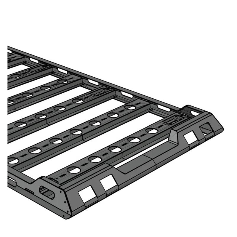 Dachträger mit Stahlmaterial Auto Universal Dachträger Gepäckträger 4x4 Off Road von JLPOCRBJ