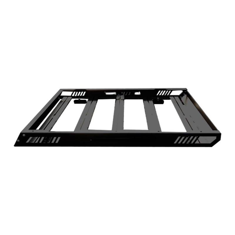 Edelstahl Top Dach Fracht Träger Schwarz Pulver Beschichtung Auto Dach Rack Korb Kompatibel Für Jeep Wrangler von JLPOCRBJ