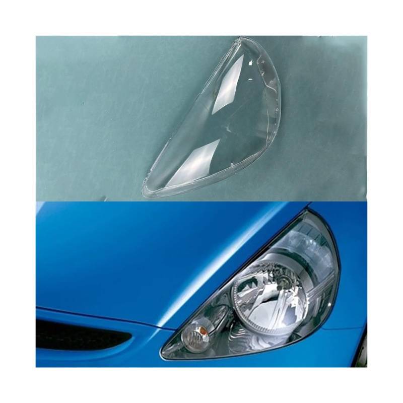 Kompatibel for Honda Fit Jazz Fließheck 2003 2004 2005 2006 2007 Scheinwerfer transparente Abdeckung Lampenschirm Scheinwerfer Shell Plexiglas(Left) von JLPOCRBJ