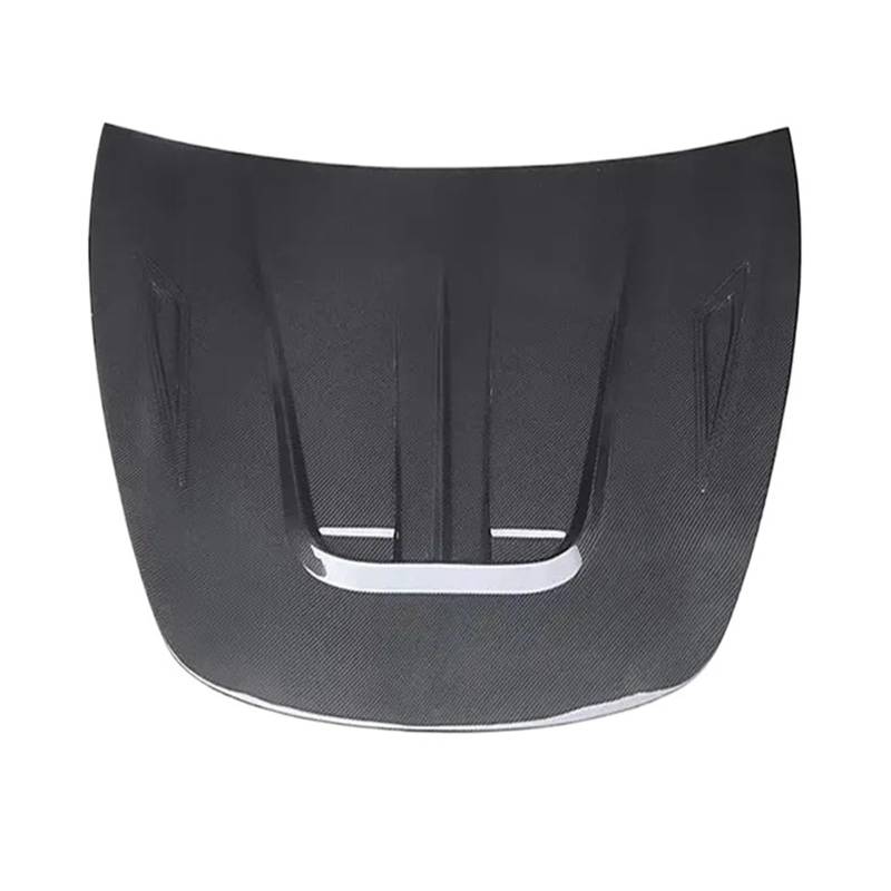 Kompatibel für Tesla Model 3 2018–2022 Carbon Fiber Front Motorhaube Vent Spoiler Abdeckung(A style) von JLPOCRBJ