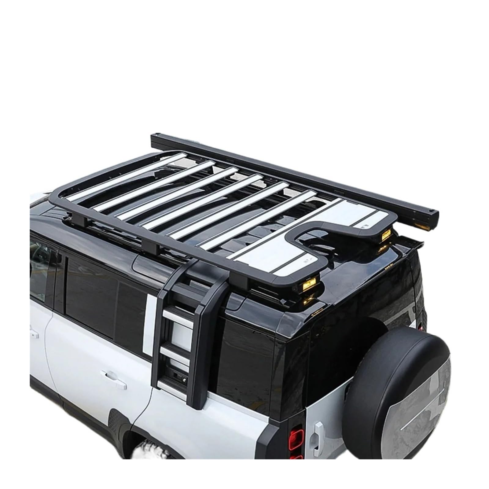 Neu 4X4 Fracht Träger Auto Dach Gepäck Rack Plattform Dach Racks Kompatibel Für Land Rover Defender 110 90 custom(Left Hand Drive) von JLPOCRBJ