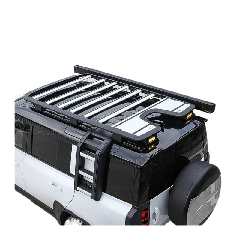Neu 4X4 Fracht Träger Auto Dach Gepäck Rack Plattform Dach Racks Kompatibel Für Land Rover Defender 110 90 custom(Left Hand Drive) von JLPOCRBJ