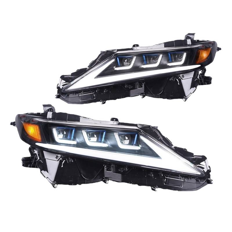 Paar Auto-Styling-Autoscheinwerfer-Baugruppe, kompatibel mit Toyota Camry 2018–2023, Scheinwerfer, Auto-Tuning-Lichtteile, Plug-and-Play(LHD US version) von JLPOCRBJ