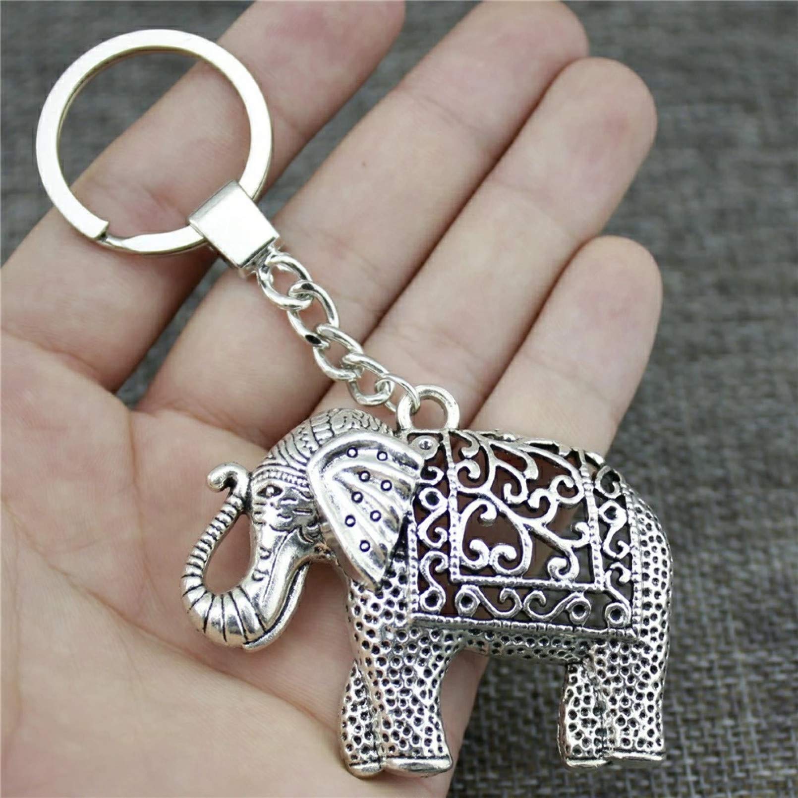 JLZK 3 Stück Elefant Schlüsselanhänger 59X47Mm Antik Silberfarbene Elefanten Schlüsselanhänger Party Souvenir Geschenke Für Frauen JLZK 3 Stück Elefant Schlüsselanhänger 59X47Mm Antik Silberfarbene Elefanten Schlüsselanhänger Party Souvenir Geschenke Für Frauen von JLZK