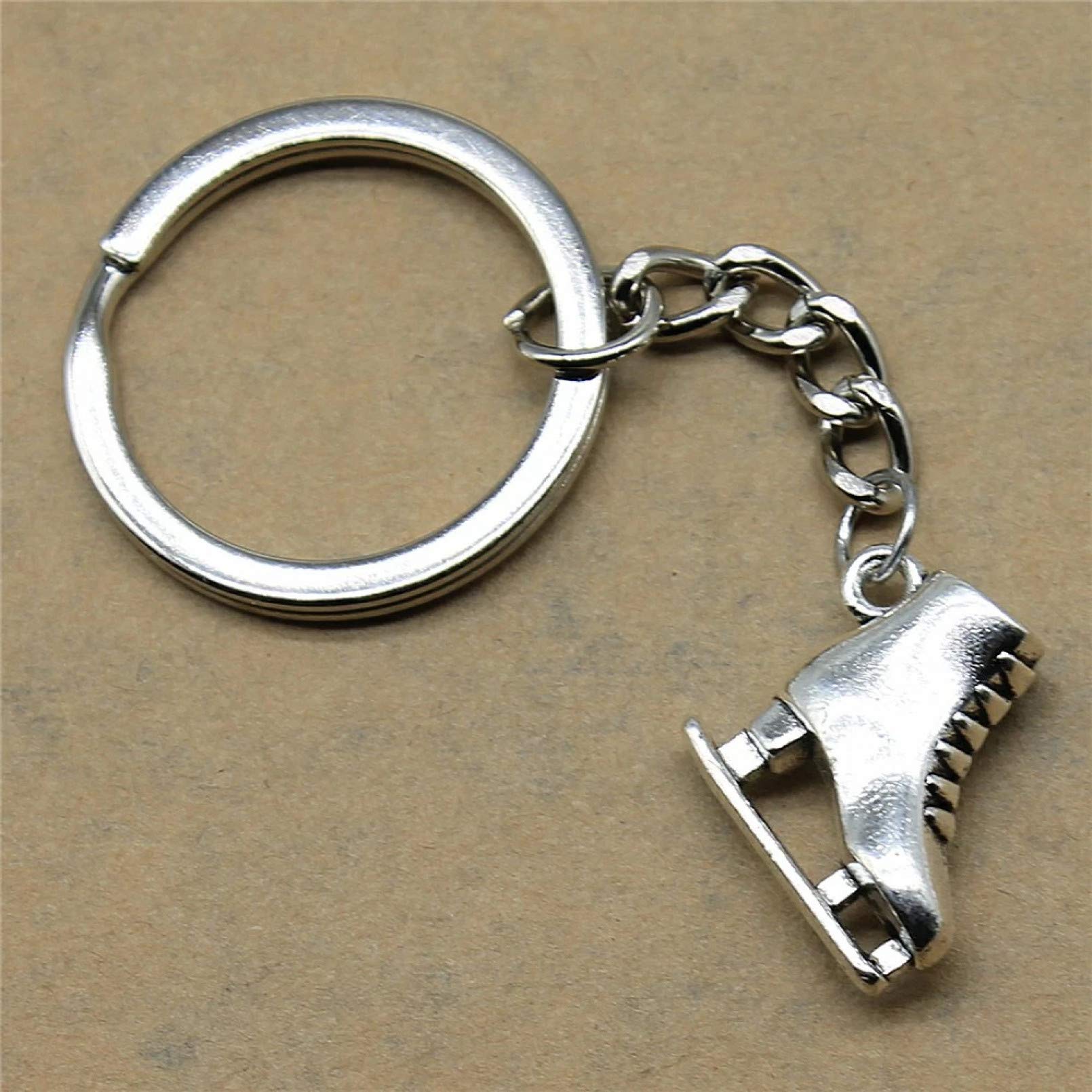 JLZK Schlüsselanhänger für Männer Schlittschuhe Hochzeitsgeschenke und Geschenke für Frauen 21X18X6Mm Anhänger Silber Farbe JLZK Schlüsselanhänger für Männer Schlittschuhe Hochzeitsgeschenke und Geschenke für Frauen 21X18X6Mm Anhänger Silber Farbe von JLZK