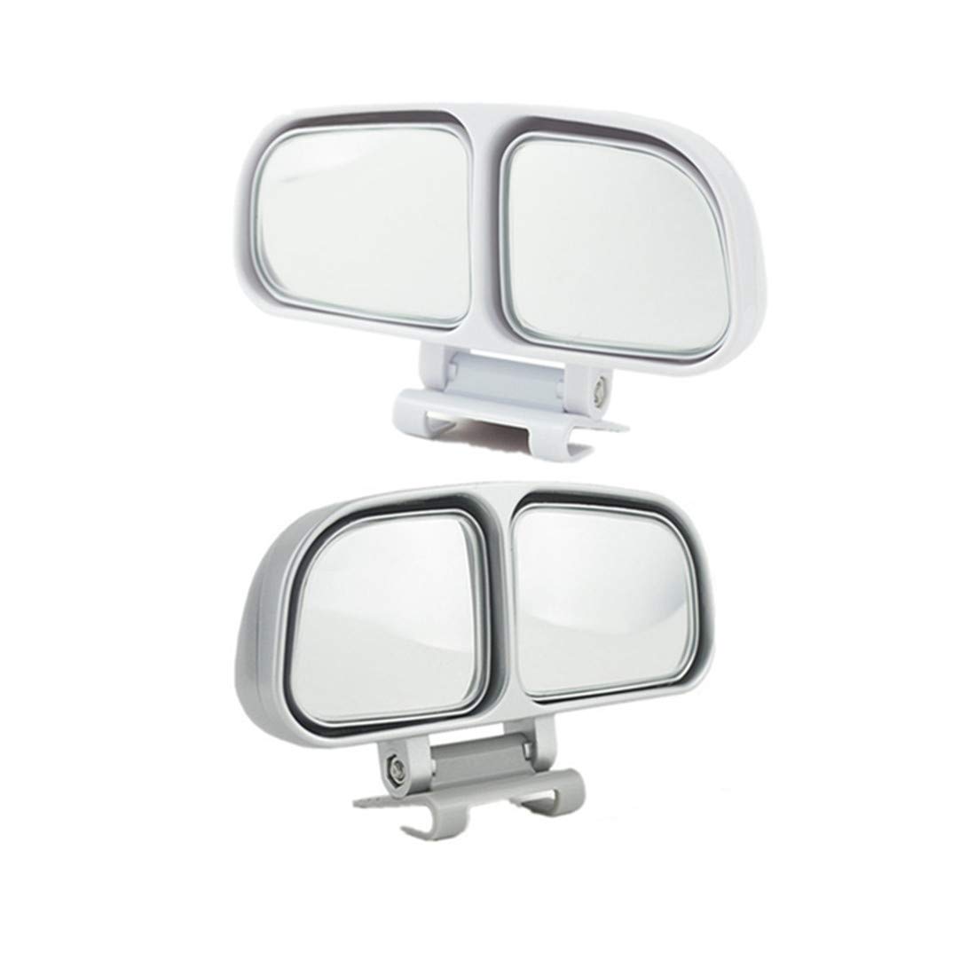 JMAHM 2 Stücke Blinden Fleck Spiegel Auxiliary Spiegel für Auto kann einstellbar oder fest installiert Auto Spiegel (Links und rechts) von JMAHM