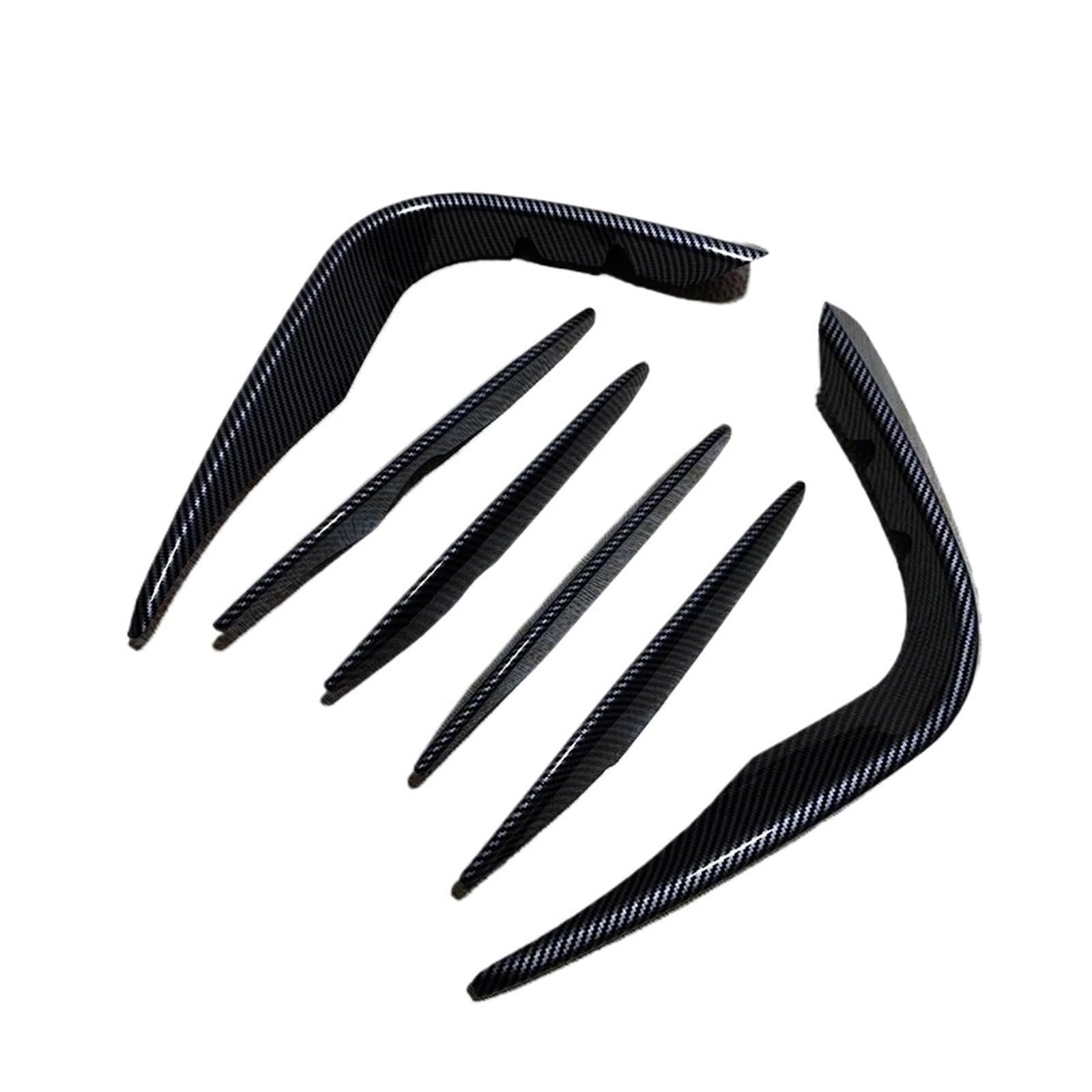 Auto Frontspoiler Lippe 6 Stück Für Benz Für GLC-Klasse X253 Für GLC260 300 Für GLC43 Für AMG 2016–2019 Frontstoßstange Splitter Spoiler Nebelscheinwerfer Trim Windmesser Vorne Spoilerlippe(Carbon Loo Auto Frontspoiler Lippe 6 Stück Für Benz Für GLC-Klasse X253 Für GLC260 300 Für GLC43 Für AMG 2016–2019 Frontstoßstange Splitter Spoiler Nebelscheinwerfer Trim Windmesser Vorne Spoilerlippe(Carbon Loo von JMOLXURI